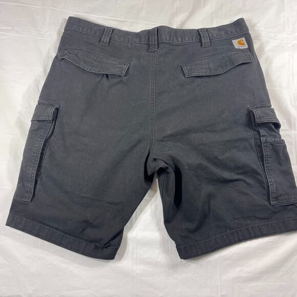 Carhartt Rugged Flex Relaxed Fit Cargo Shorts Size 40 Bundle 2 Black & Olive - Picture 14 of 14